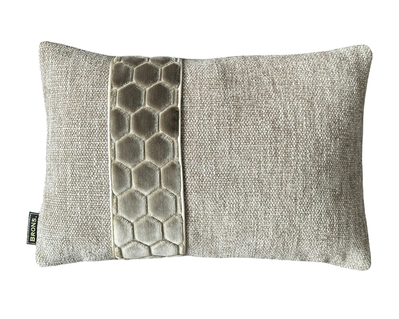 Isa strook sierkussen Brons interieur 45x30